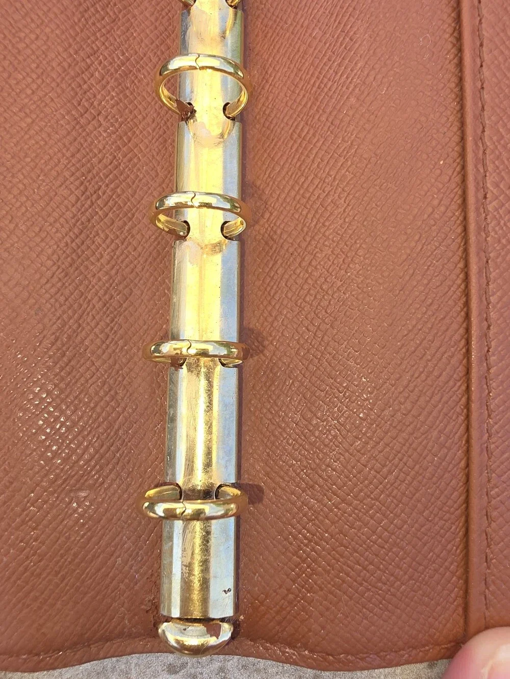 Pre-owned Authentic Small Louis Vuitton Monogram Agenda/Passport Cover